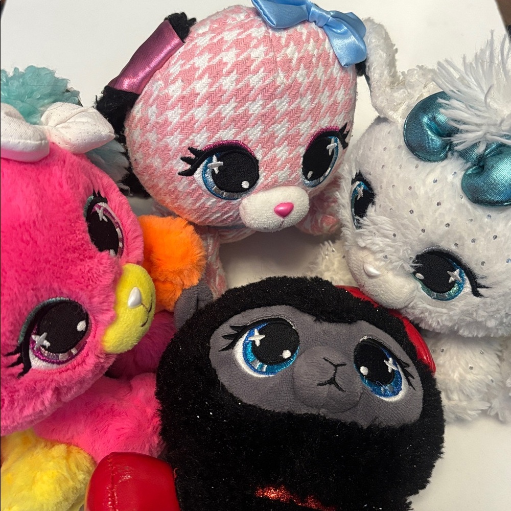 Colorful Stuffed Animal Set for Kids
